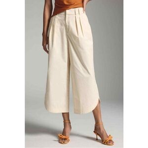 Anthropologie Mare Mare Curved Hem Wide Leg Ankle Length Chino XS